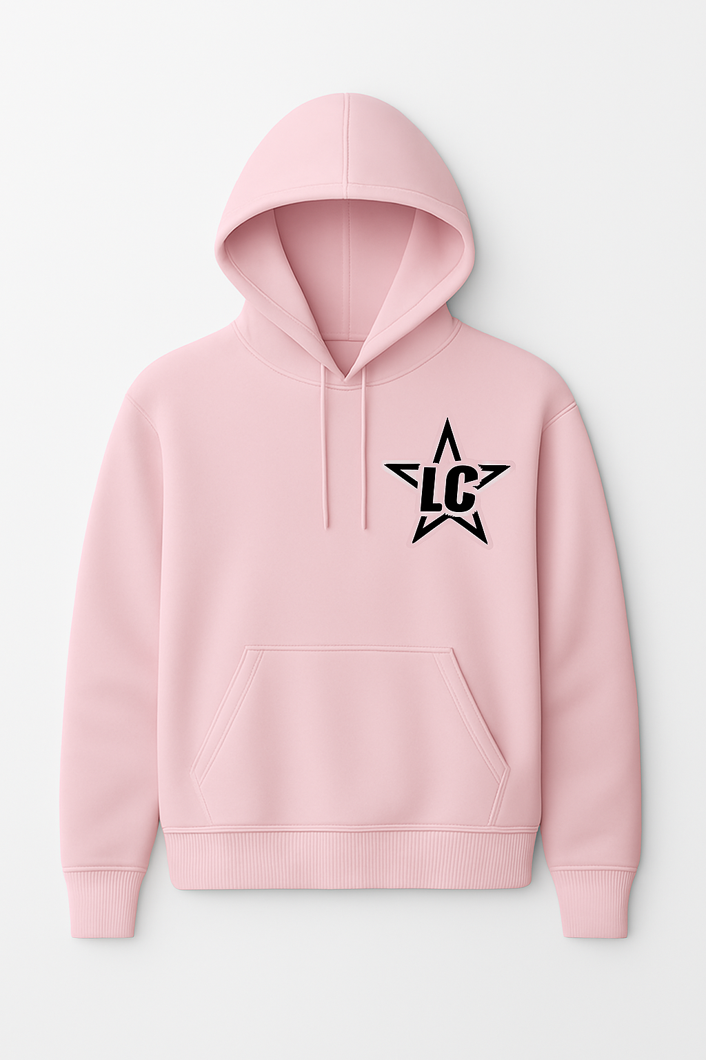 Pink Plain Hoodie